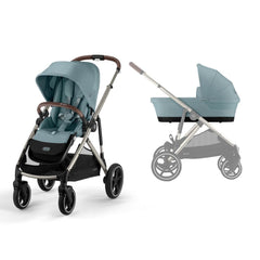 Cybex Prams Sky Blue / Taupe Frame *Independent Exclusive* / With Carrycot NEW Cybex Gazelle S Pushchair 2023 - Pre Order