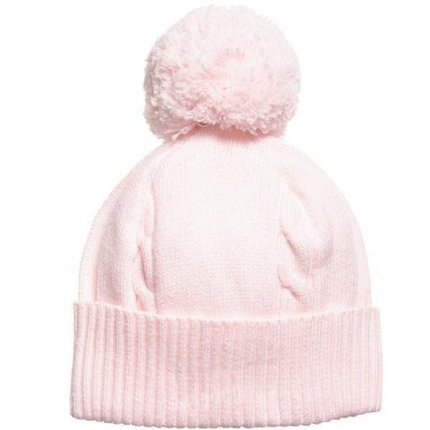 Emile et Rose ’Fuzzy’ Pink Knitted Hat - Hat