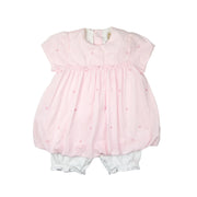 Emile et Rose Romper Emile et Rose Pink Romper