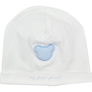 First Blue Bear Design White Hat - Hat