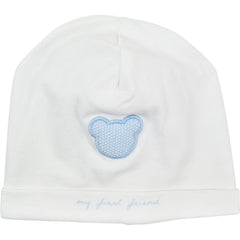 First Blue Bear Design White Hat - Hat