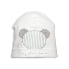 First Grey & White Bear Design Hat - Hat