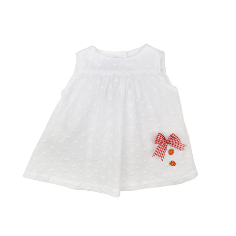 Floc Baby White Spots Design Dress - Dress