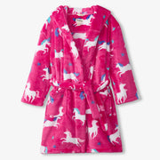 Hatley ’Twinkle Unicorns’ Fleece Bathrobe - Bathrobe