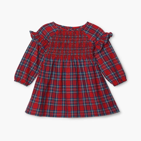 Hatley Plaid Baby Smocked Party Dress - Dress