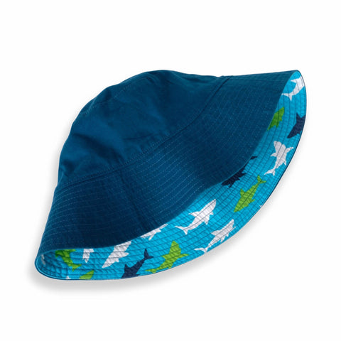 Hatley ’Great White Sharks’ Reversible Sun Hat - Hat