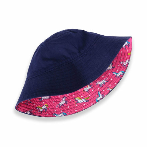 Hatley ’Prancing Unicorns’ Reversible Sun Hat - Hat