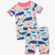 Hatley PJ Set Hatley 'Aquatic Friends' Short PJ Set