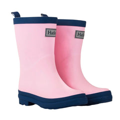 Hatley Rainboots Hatley Pink & Navy Matte Rain Boots