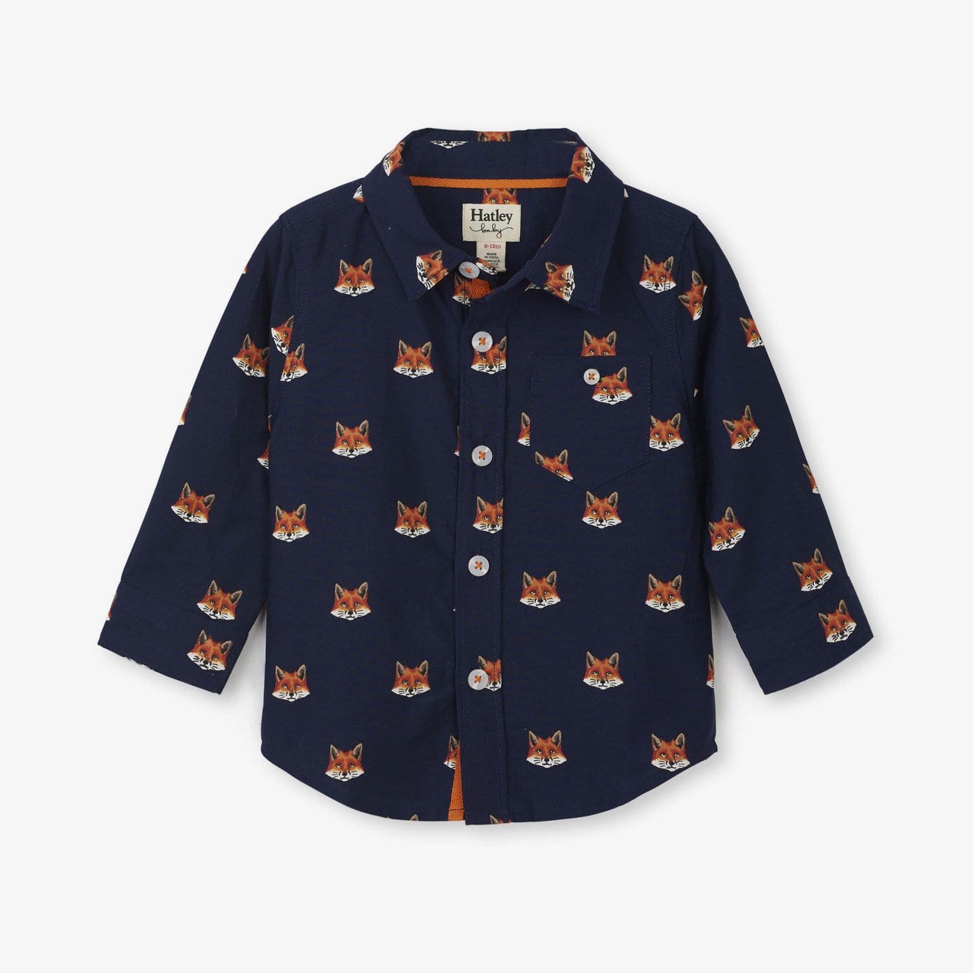 Hatley ’Clever Fox’ Navy Shirt - Shirt