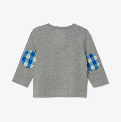 Hatley ’Preppy Pup’ Grey T-Shirt - T-shirt