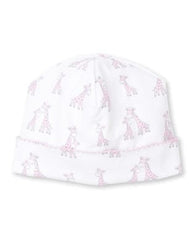 KissyKissy Babygrow Matching Hat Kissy Kissy Pink 'Giraffes' Babygrow