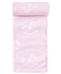 Kissy Kissy ’Rocker’ Pink Blanket - Blanket