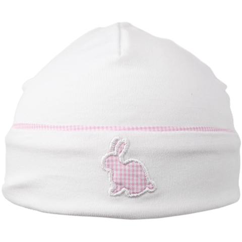Kissy Kissy ’Pique Cottontails’ White & Pink Hat - Hat