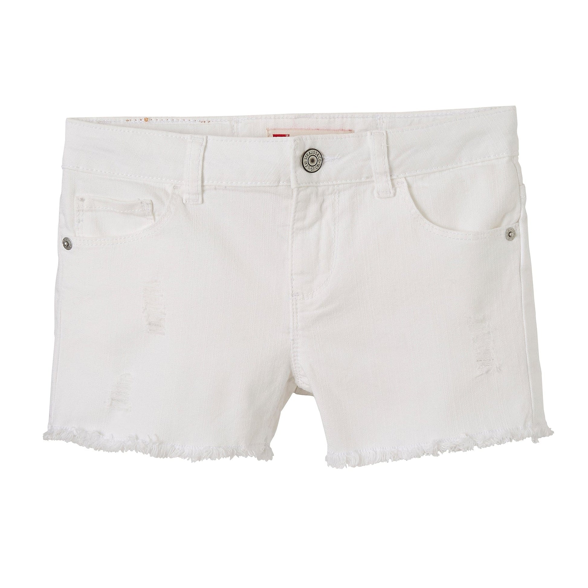 Levi's Shorts Levi's Girls White Distressed Shorts