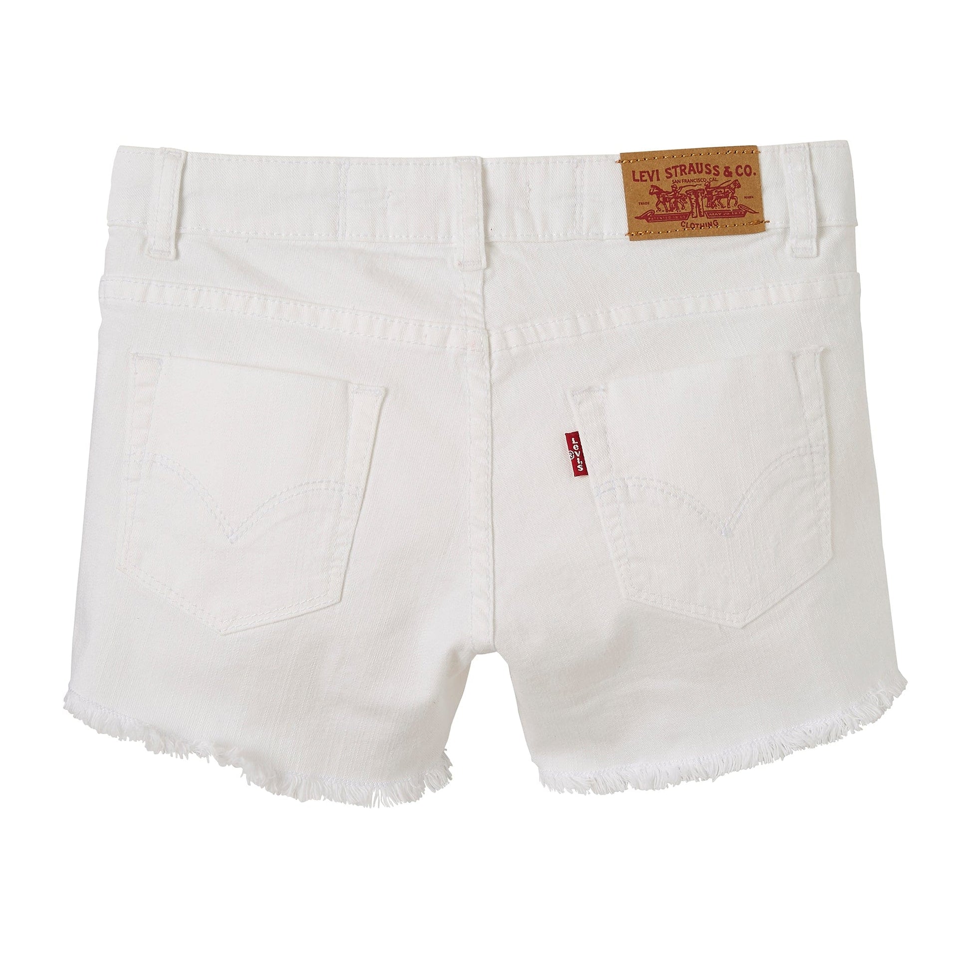 Levi's Shorts Levi's Girls White Distressed Shorts