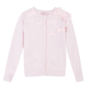 Lili Gaufrette Pink Knit Cardigan - Cardigan
