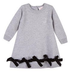 Lili Gaufrette Grey Knit Dress - Dress