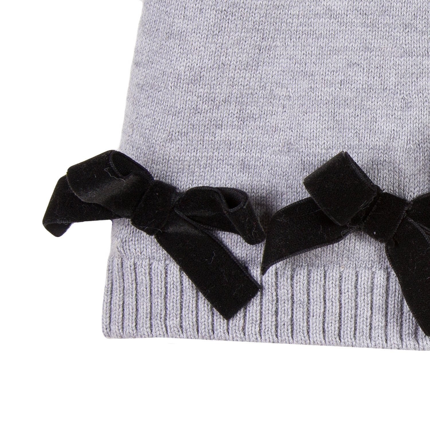 Lili Gaufrette Grey Knit Dress - Dress