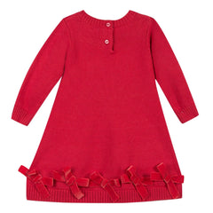 Lili Gaufrette Red Knit Dress - Dress