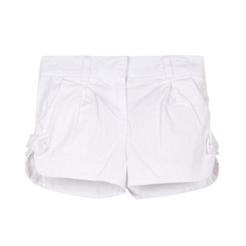 Lili Gaufrette White Shorts - Shorts