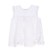 Lili Gaufrette White Top - Top