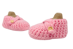 Louie Boutique Socks Baby Pink 0-3 Months Louie Boutique Knitted Booties