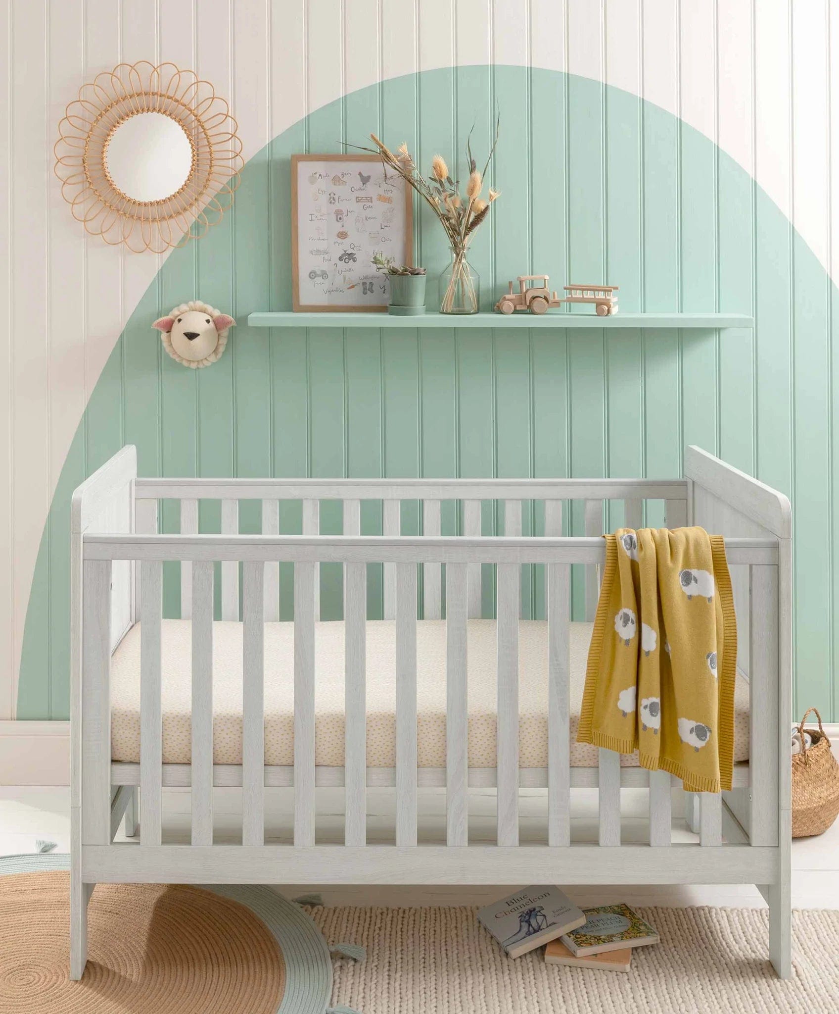 Mamas & Papas Nursery Furniture Set Cot Bed Only Mamas & Papas 'Atlas' Range Nimbus White