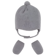 Mayoral Grey Hat & Mittens Gift Set - Hat