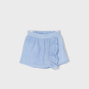 Mayoral Mayoral blue and white striped shorts