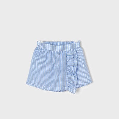 Mayoral Mayoral blue and white striped shorts