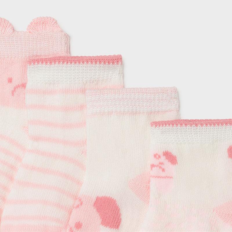 Mayoral Pink & White Socks Gift Set - Socks