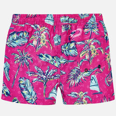 Mayoral ’Paradise’ Pink Swim Shorts - Swim Trunks