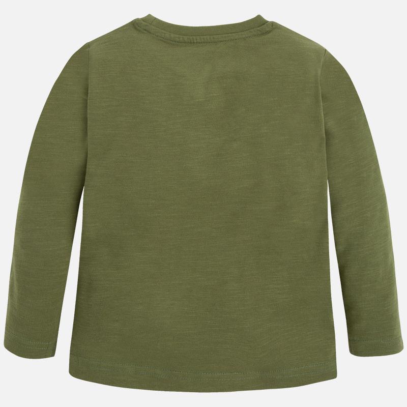 Mayoral Khaki Long Sleeved T-Shirt - 6 Years - T-shirt