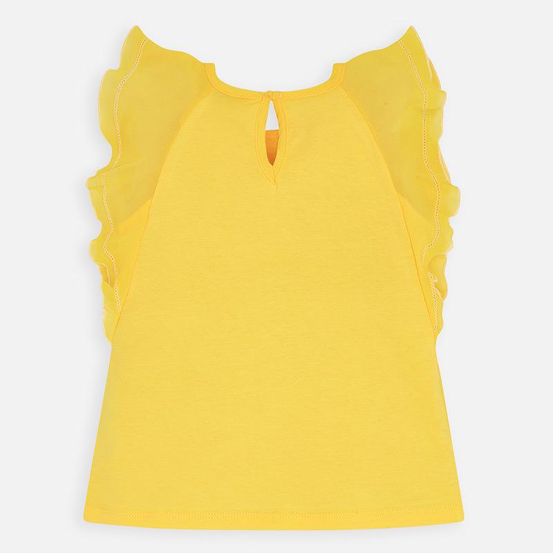 Mayoral Yellow Ruffle Top - Top
