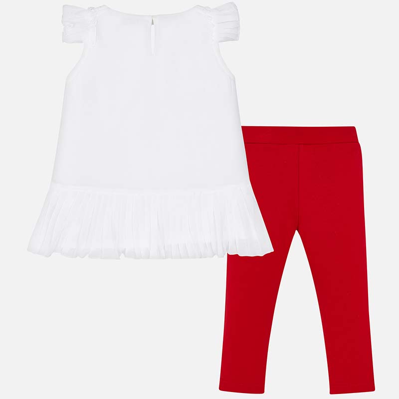 Mayoral Two piece set Mayoral Red & White Two Piece Set
