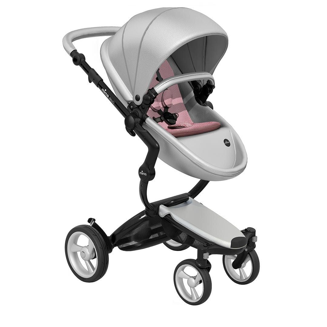 Mima-Xari-Single-Pushchair-argento-with-Black-Chassis-pixel-pink
