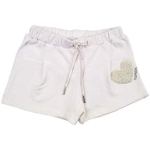 Nanan White & Silver Shorts - 4 Years - Shorts