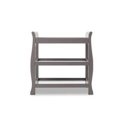 Obaby Baby & Toddler Taupe Grey Obaby Stamford Sleigh Open Changing Unit - Direct Delivery