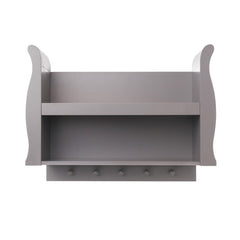 Obaby Baby & Toddler Taupe Grey Obaby Stamford Sleigh Shelf - Direct Delivery