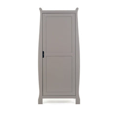 Obaby Baby & Toddler Taupe Grey Obaby Stamford Sleigh Single Wardrobe - Direct Delivery