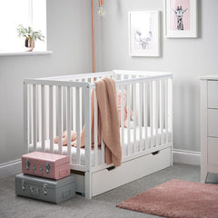 Obaby Cot & Cot Bed Obaby - White Bantam Cot - Direct Delivery