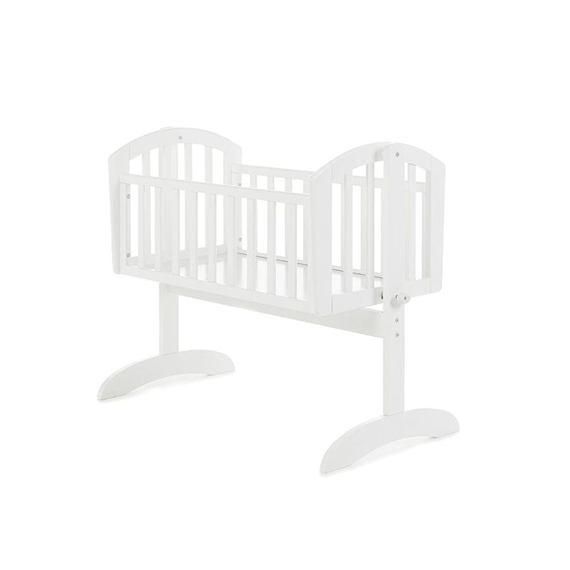 Obaby Moses Baskets & Cribs Crib only OBABY Sophie White Swinging Crib