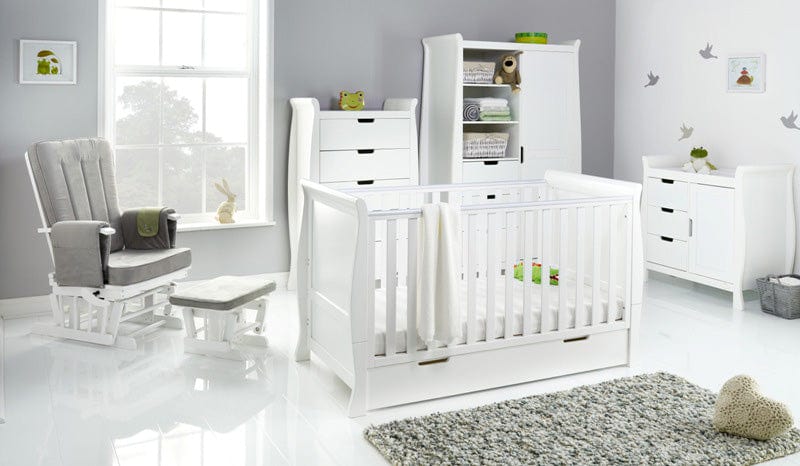 Obaby Nursery Furniture Obaby Stamford Classic Sleigh 5 Piece Room Set - Direct Delivery