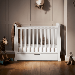 Obaby Nursery Furniture Obaby Stamford Stamford Space Saver Sleigh - Direct Delivery