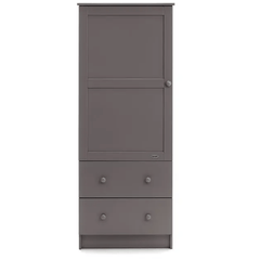Obaby Nursery Furniture Taupe Grey Obaby Cot Single Wardrobe - Direct Delivery