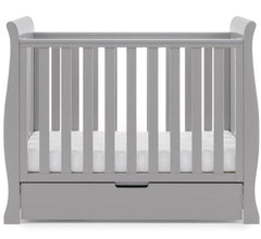 Obaby Nursery Furniture Warm Grey Obaby Stamford Stamford Space Saver Sleigh - Direct Delivery