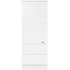 Obaby Nursery Furniture White Obaby Cot Single Wardrobe - Direct Delivery