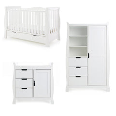 Obaby Nursery Furniture White Obaby Stamford Luxe 3 Piece Set - Direct Delivery