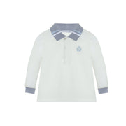 Patachou Ecru Polo Shirt - Polo Shirt